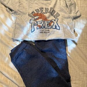 Superior T-Rex Kids Matching Set - Gray and Blue